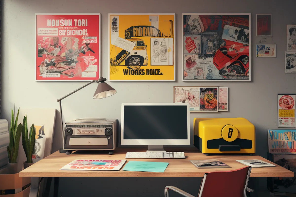 Illustration of a responsive grid layout across devices.