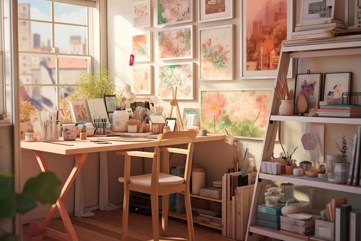 Color swatches arranged into a structured palette.